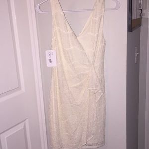 Lacy cream dress